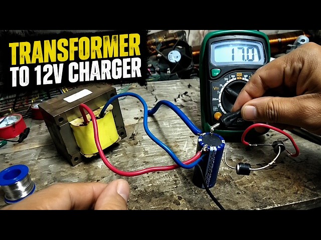 How to Use a Transformer for 12V Battery Charging | 12V Battery Charger Explained | Explainer Tech