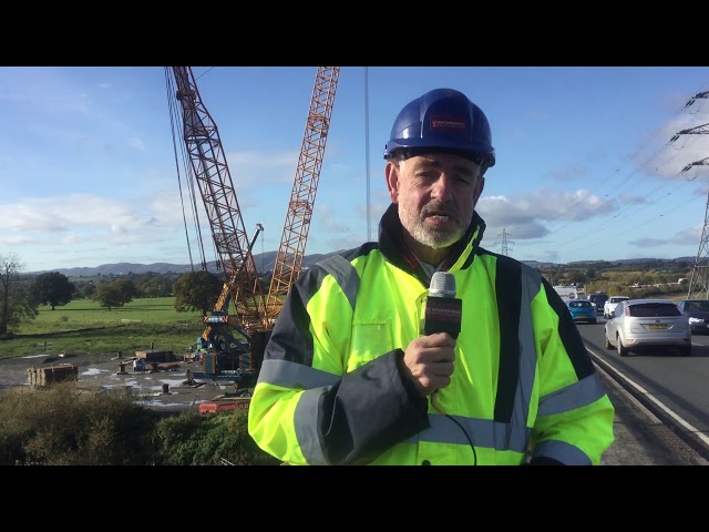 WATCH: Latest update on the Carrington Bridge works on the Southern Link Road