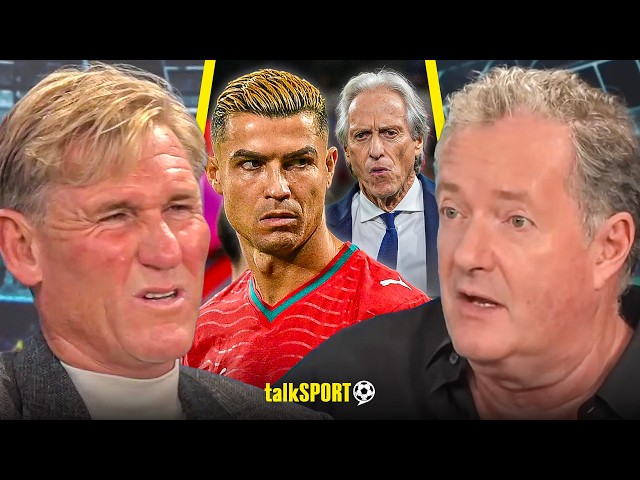 "YOU'RE A SYCOPHANT!" Simon Jordan & Piers Morgan in HEATED CLASH over Ronaldo's Portugal BUST UP!