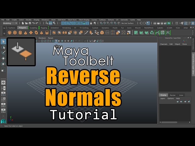 The Maya Toolbelt - Reverse Normals (Maya 2023)