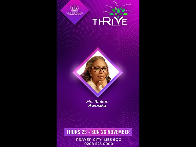 Winning Women Live Series... Dr Ibukun Awosika