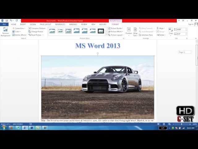 MS Word 2013 - Beginner - Tutorial 6