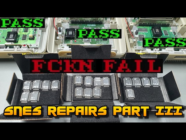 Fixing some very unhappy SNES boards Part III - 3 sockets, multiple failures