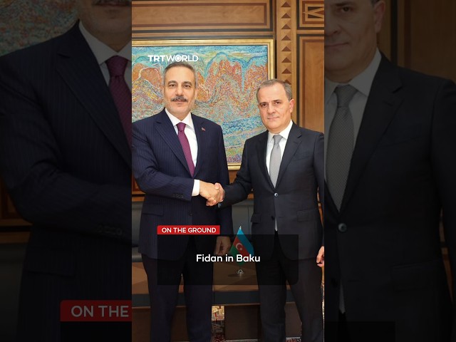 Turkish, Azerbaijani foreign ministers hold joint media briefing