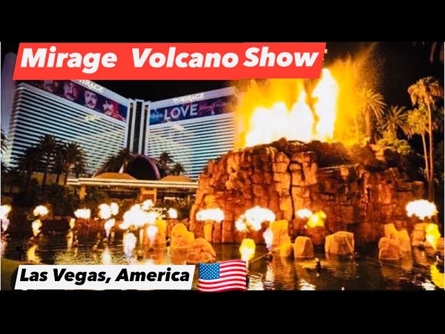 The Mirage Volcano Show, Las Vegas strip, Nevada , America 🇺🇸