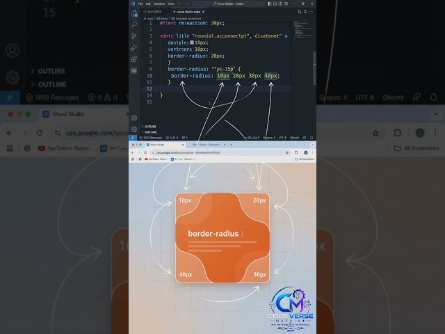 CSS Rounded Corners Explained in 30 Seconds 🔥 | border-radius CSS Tutorial