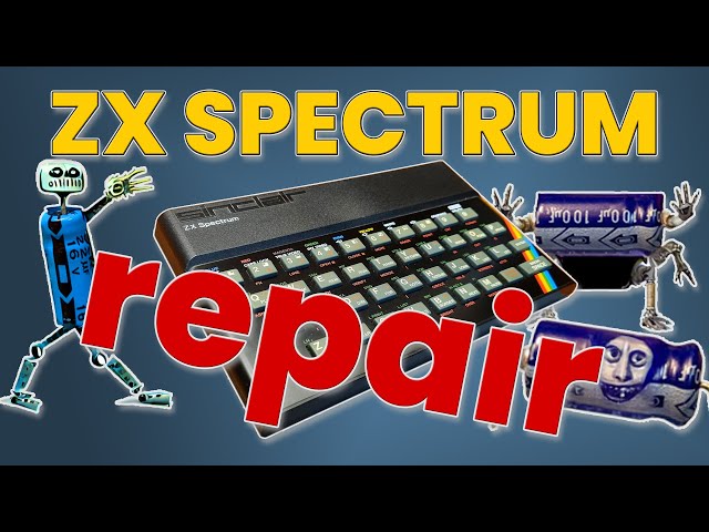 Are bad caps a thing? ZX Spectrum 48k rubber key repair!