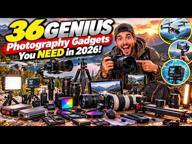 36 GENIUS Photography Gadgets You NEED in 2026!
