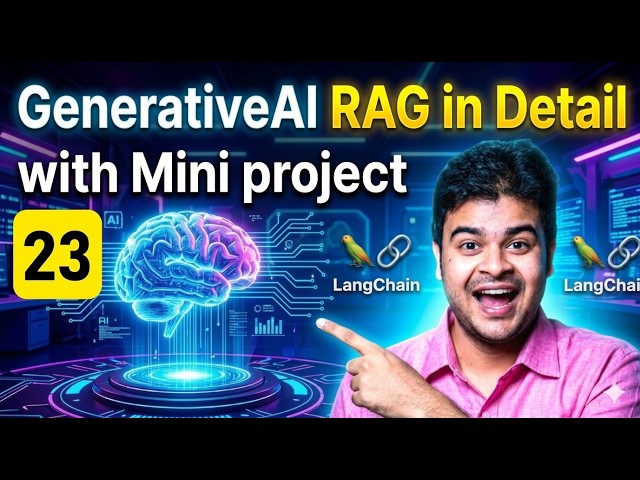 GenAI RAG Tutorial Build PDF Question Answering System with FAISS & OpenAI using LangChain Framework