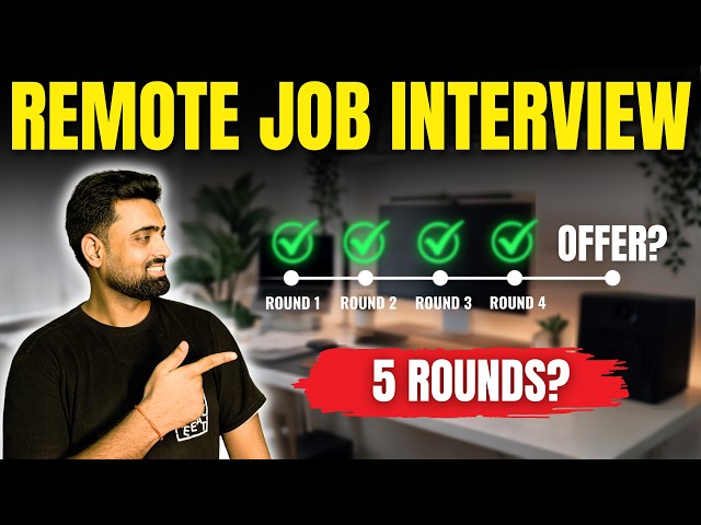 How I Got a Remote Job | My Remote Software Engineer Interview |  Real Interview Experience