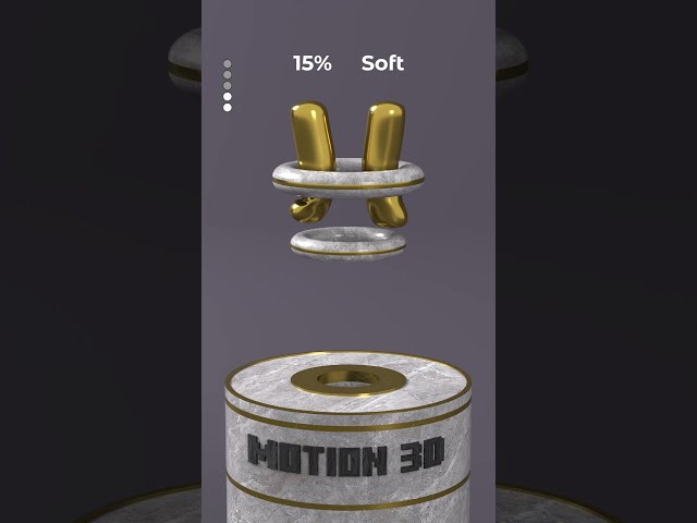 Blender vs Cinema 4D 0% vs 100% Capsule Soft Body 3D Simulation