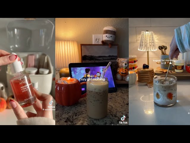 Fall morning routine 🍂🍁 TikTok compilation 