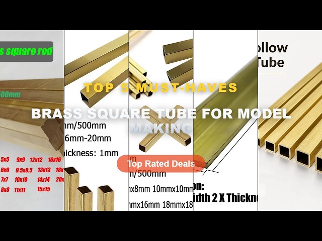 Best Brass Square Tube For Model Making on AliExpress | Review - 1 5Pcs 6 20mm Brass Square Tube 250