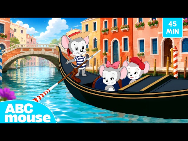 🛶 Venice Canals, Alligators & Dog Sleds! 🌴❄️ | 45-min Search & Explore Adventure for Kids | ABCmouse