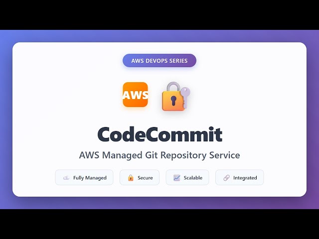 AWS CodeCommit Tutorial: Learn Git Repository Service for Beginners | AWS DevOps Series