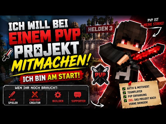 Application: I want to join a Minecraft project, I play the Java Edition and I'm new