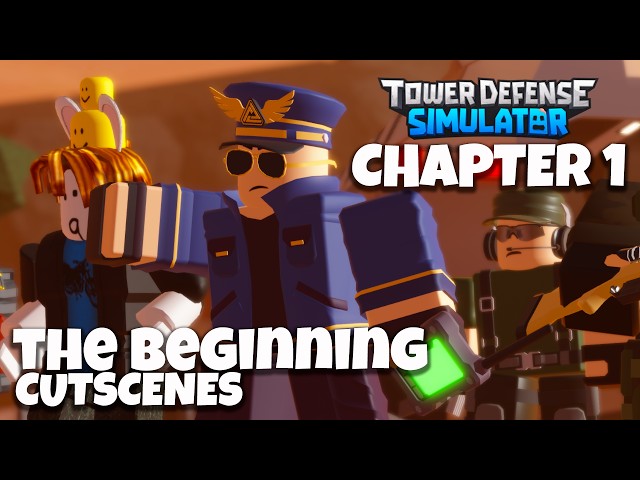 Chapter 1 The Beginning Missions 1 & 4 Cutscenes | Tower Defense Simulator