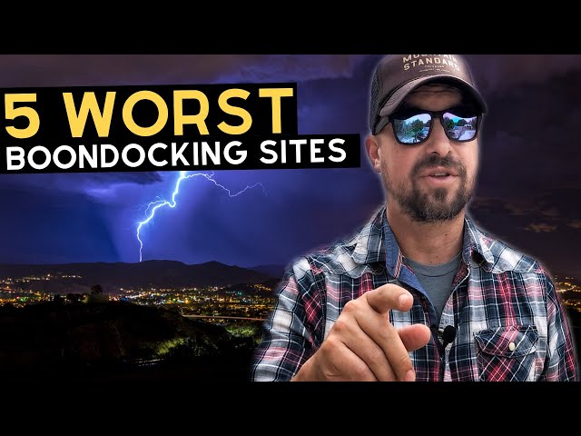 5 Worst RV Boondocking Sites