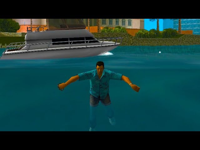 How To Swim in GTA Vice City!