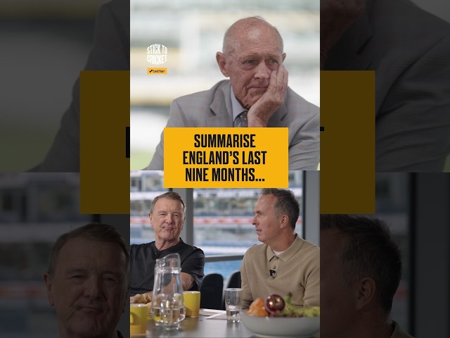 Sir Geoffrey recollects England's last nine months. 😬 🏴󠁧󠁢󠁥󠁮󠁧󠁿
