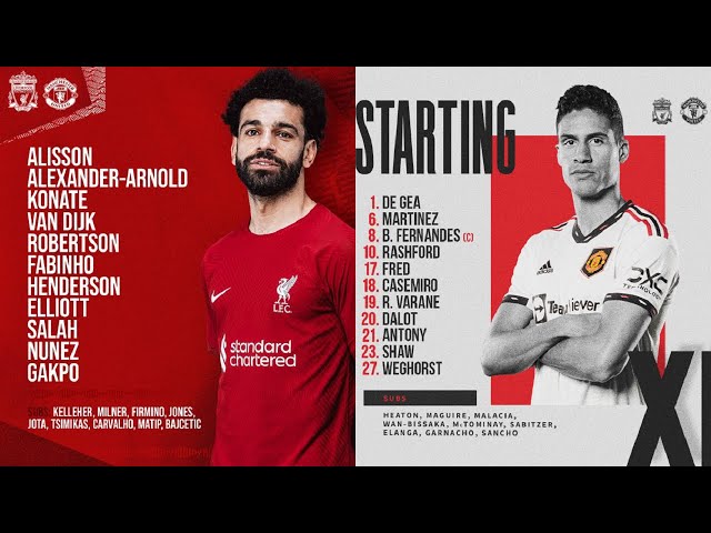 Liverpool VS Manchester United - Premier League 2022/23 - BBC Radio 5 Live commentary