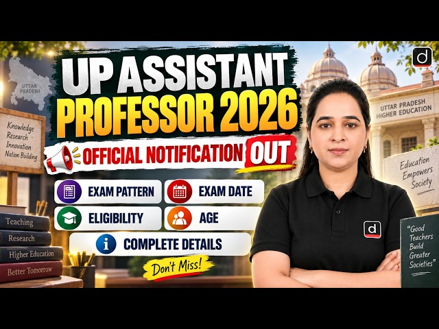 UP Assistant Professor Vacancy 2026 | Notification Out | Exam Date, Eligibility & Syllabus