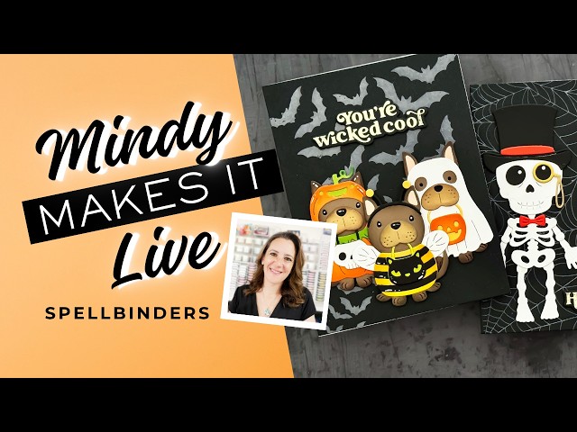 Spellbinders Halloween Cards | Die Cutting, Glimmer Foil & Card Design