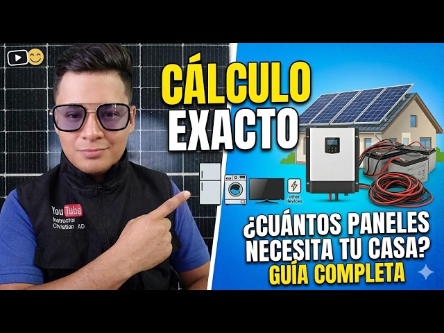 How many solar panels do I need for my house? Calculation of an isolated off grid system (Batteries)