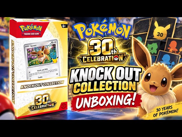 Pokémon 30th Anniversary Knock Out Collection Opening! ⚡ What’s Inside?