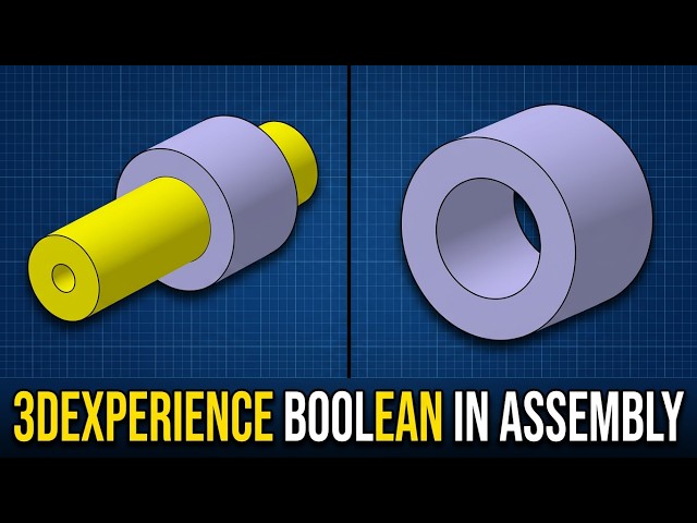 3DExperience How to use Boolean operations within an assembly #catia #boolean #3dexperience #cad
