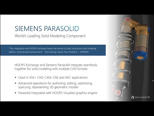 HOOPS Integration: Parasolid