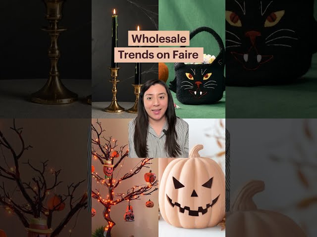 Wholesale trends on Faire for #halloween 2026  #wholesale #smallbusiness #faire #shopping #retail