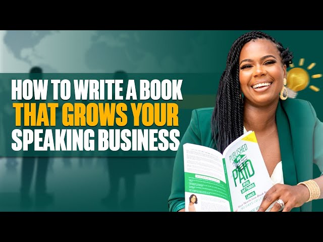 How to Write a Book that Grows Your Speaking Business | Author & Speaker Tips by Jasmine Womack