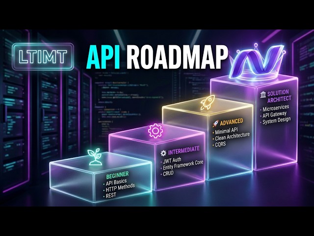 ASP.NET Core API Development Roadmap – Complete Beginner to Advanced Guide 🚀 2027 | LTIMT-Telugu