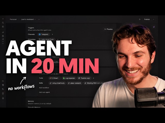 How to make a Telegram agent in n8n | NEW powerful Agents