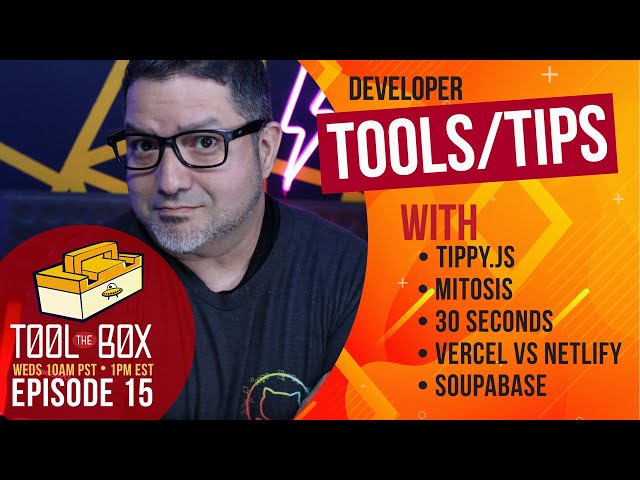 JavaScript Developer Tips and Tricks - The Toolbox Episode 15