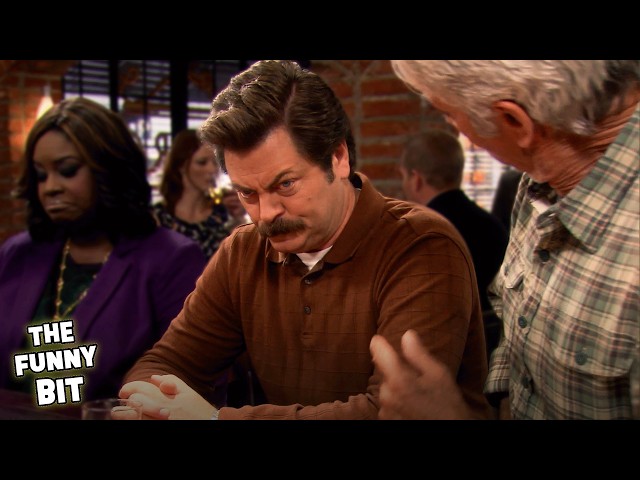 Ron Swanson does not Llke the Other Ron | Parks and Recreation | The Funny Bit