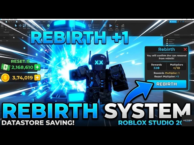 How to Make a Rebirth System in Roblox Studio (2026 Tutorial) | DataStore Saving Included