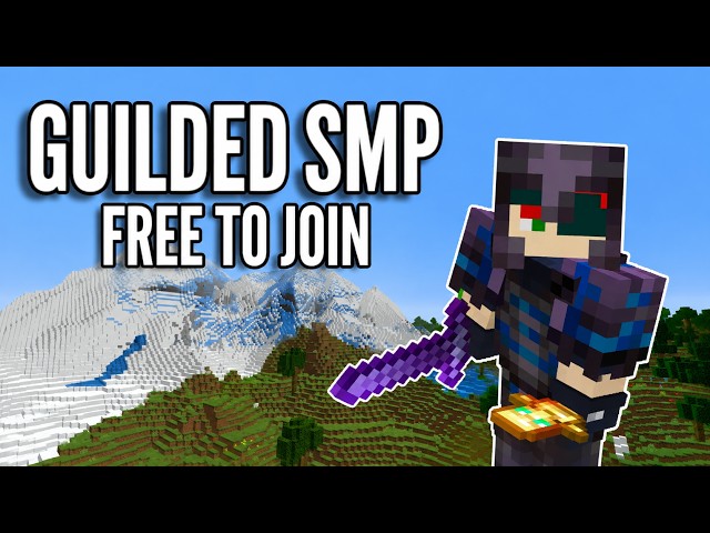 Join Minecraft's Public Guilded SMP (bedrock + java)