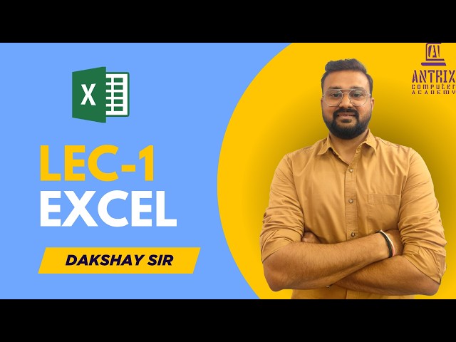 BASIC EXCEL  LEC 1