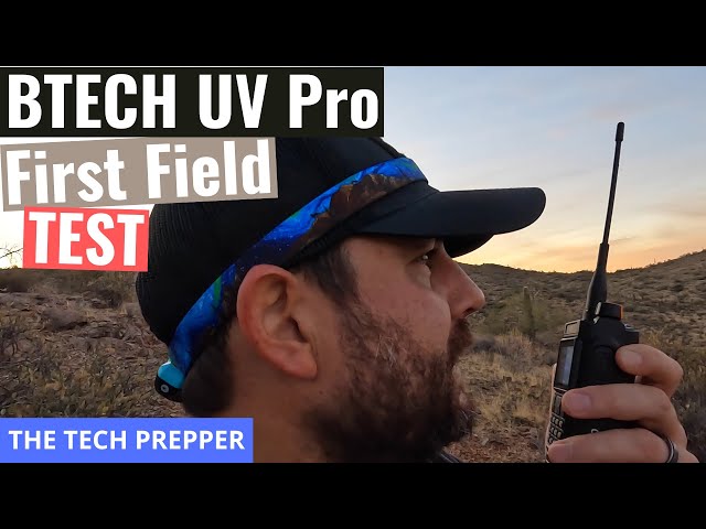 BTECH UV Pro - First Field Test