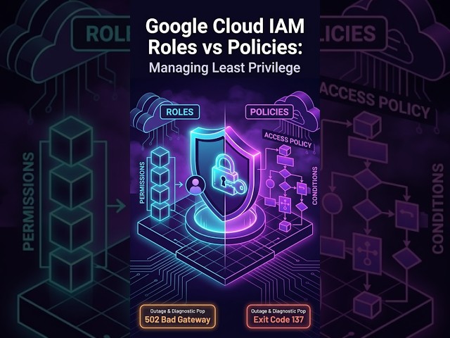 Google Cloud IAM Roles vs Policies: Managing Least Privilege