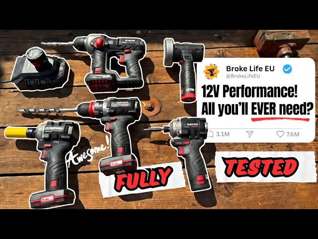 Testing the new 12V Parkside Performance tools and MORE! Everything you could ever wish for?