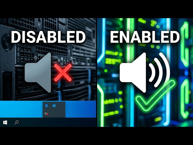 How to Enable Audio on Windows Server 2022