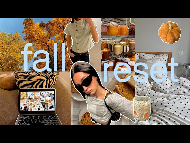 FALL RESET🍂 shopping, decorating my apartment + baking