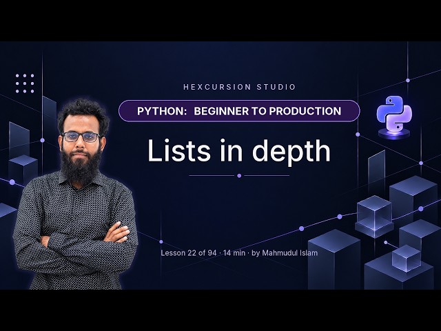 Lists in depth | Python 22/94