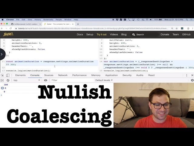 Nullish Coalescing