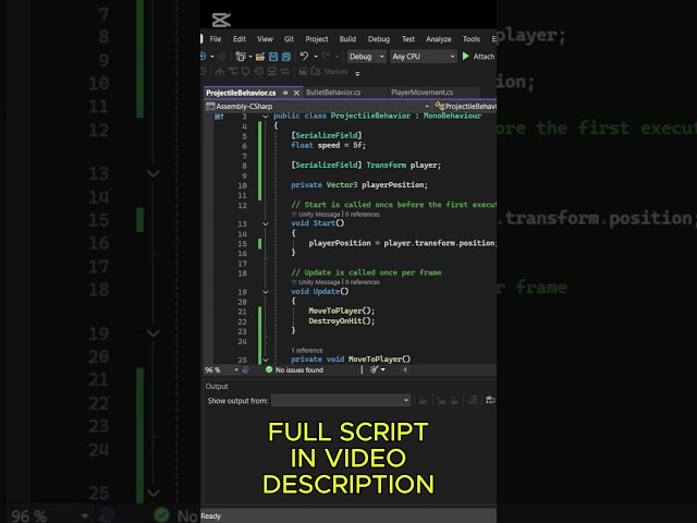 Make an Object Follow Another in Unity #shorts