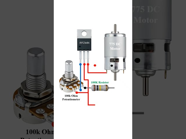 DIY DC Motor Speed Control | Simple Electronics Project #SpeedController#DIYElectronics
