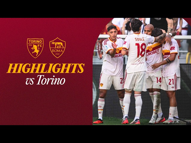 TORINO 0-2 ROMA | SERIE A HIGHLIGHTS 2026-27